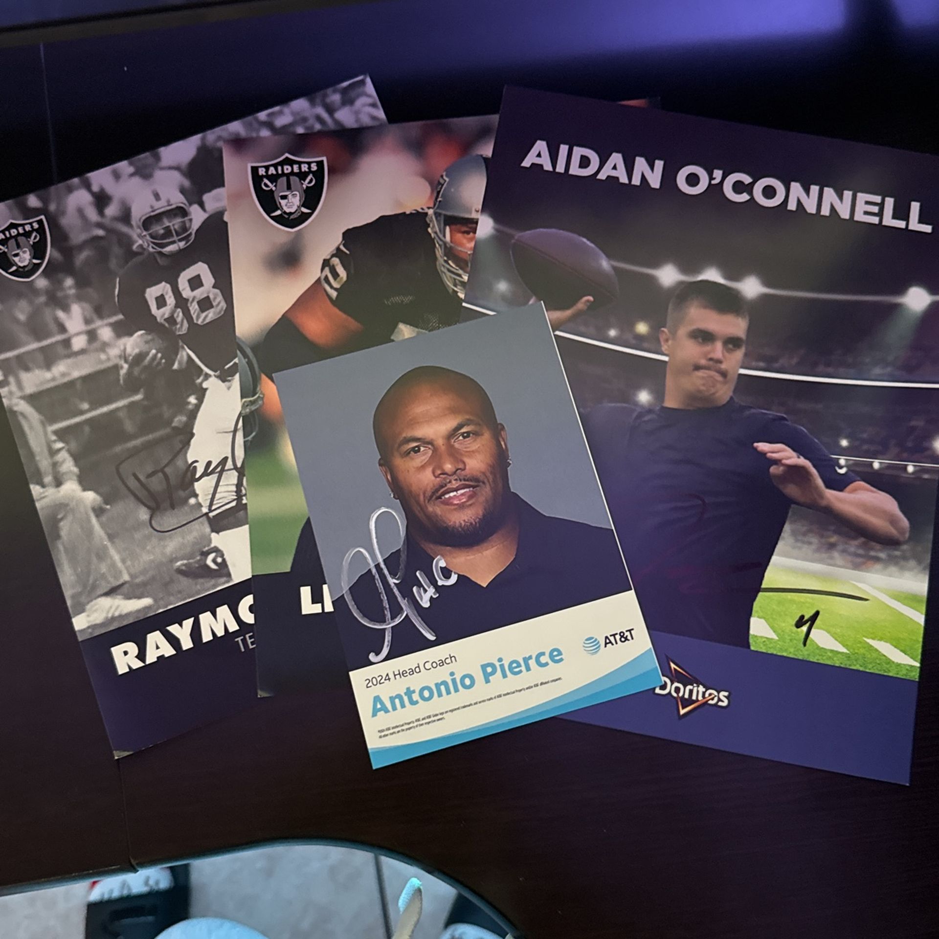 Raiders Autographed Photos