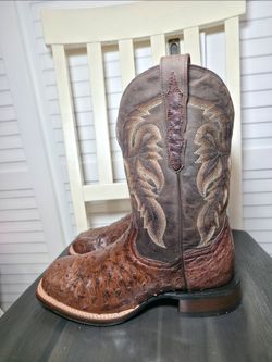 Dan Post Alamosa Ostrich Cowboy Certified Boots DP3875 Men's Size 9 D