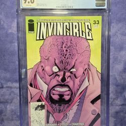 Invincible #33, 2006 • CGC 9.6 WP • Angstrom Levy Cover & App 