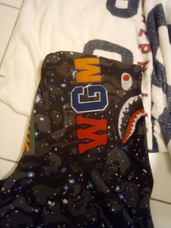 Space bape hoodie with all tags large