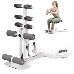 Used-PAETA Squat Machine, Deep Squat Machine for Women, Glutes Workout Equipment with Adjustable Resistance Bands, Leg, Core & Ab Exercise Machine, Sq