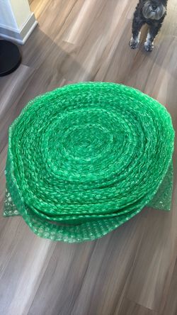Green Bubble Wrap Roll