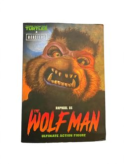 TMNT x Universal Monsters - Raphael as The Wolfman Ultimate Action Figure - NECA -