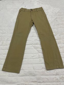 Boys khaki straight pants size 7