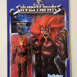 SUPER 7 REACTION FIGURES. SILVERHAWKS. MON☆STAR 3.75 " ACTION FIGURE.