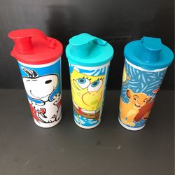Set of 3 Tupperware Cups 16oz
