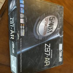Asus Z97-AR Motherboard | 4 GB memory | Intel i5 Processor 