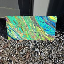 Local ARTIST finally Debuts her Canvas Art For The First Time