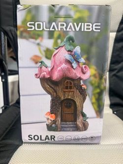 Solar Fairy House Garden Light with LED – Brand New