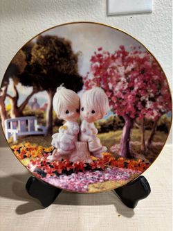 Precious moments collectible plate