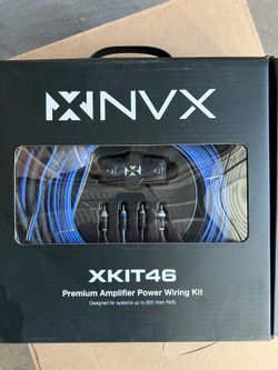 NVX 5/6 Channel RCA 4 gauge wiring kit  brand new OCF