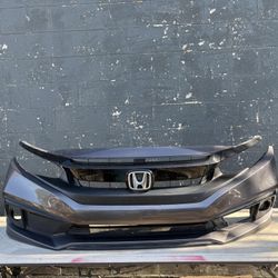 2019-2021 honda civic sedan front bumper