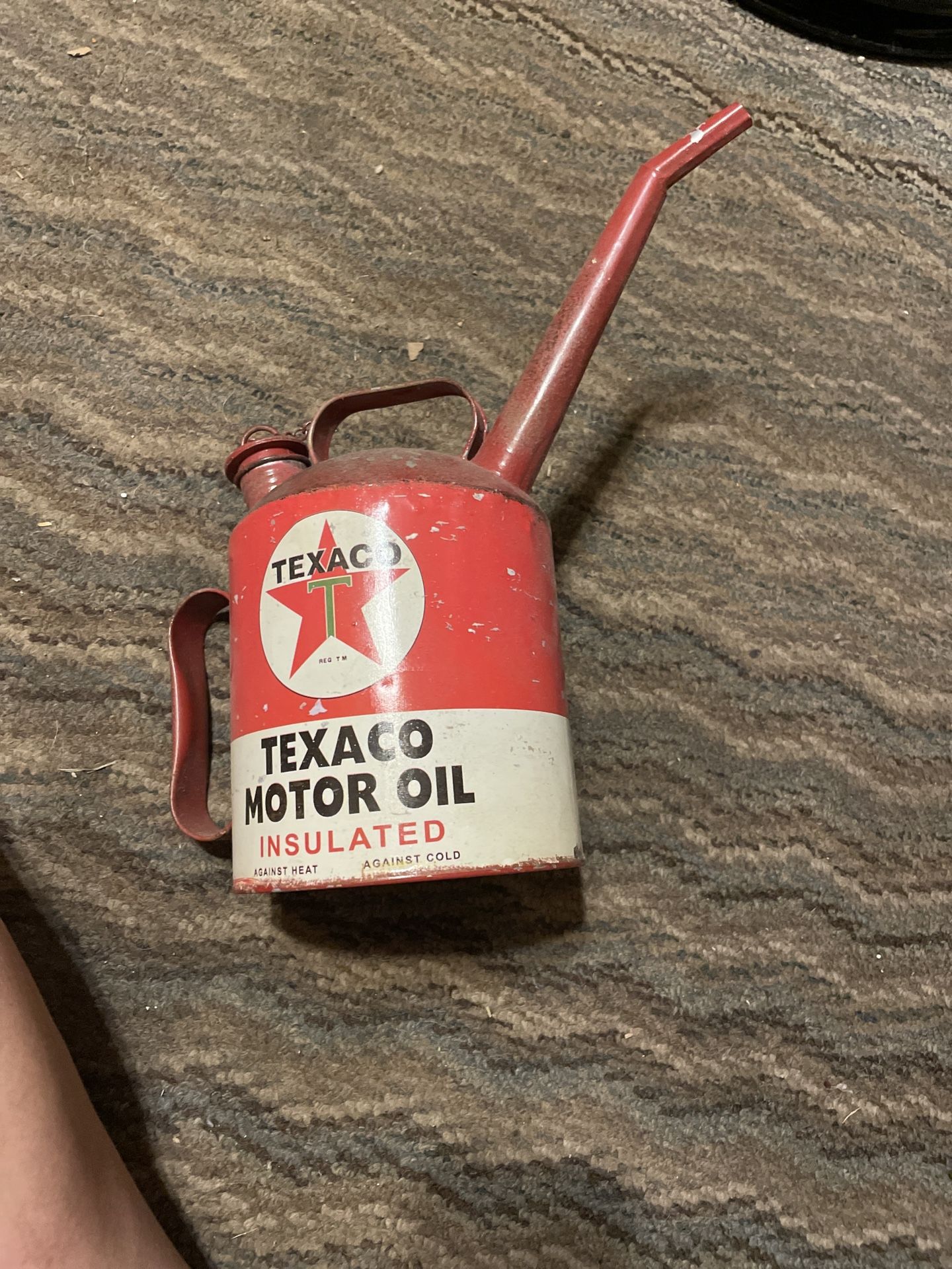 Texaco Motor Oil Can