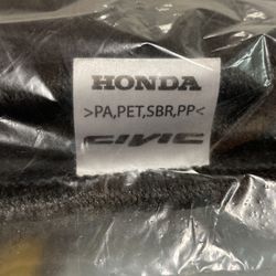2021 Honda Civic Mats - Original New