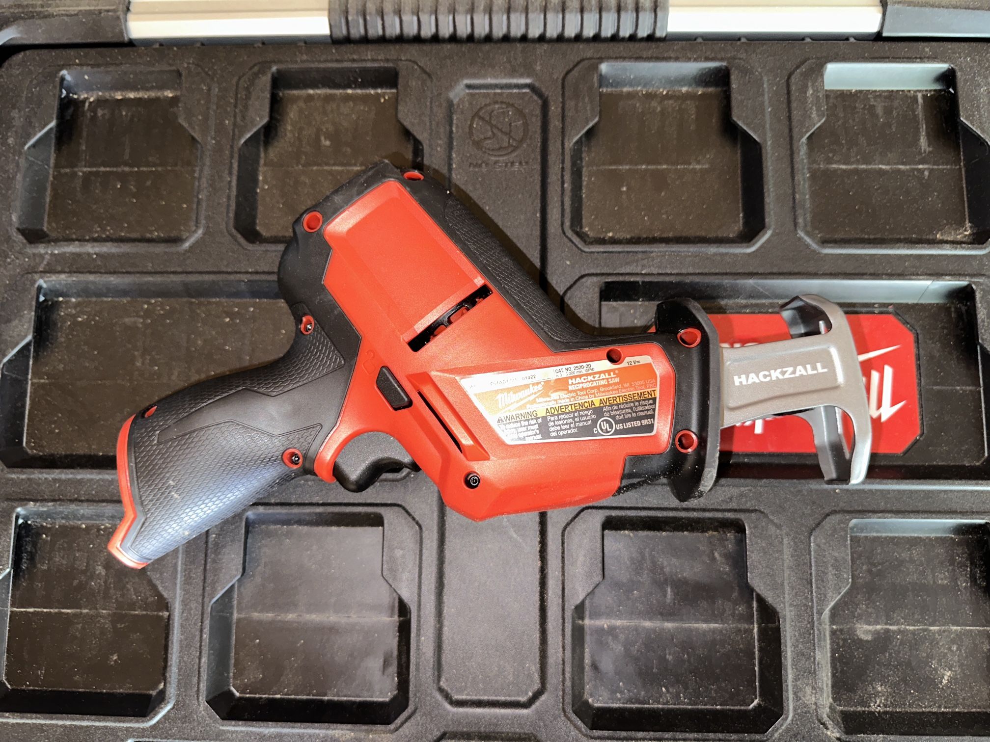 M12 FUEL 12V Brushless Cordless HACKZALL Reciprocating Saw (Tool Only)