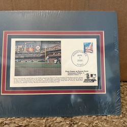 First game Enron Field the home of the Houston Astros  & First Day Cover of its stamp$200