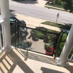 Playtime = Safety First! High Quality Pet + Baby Safety Gate - Portable + Washable! 