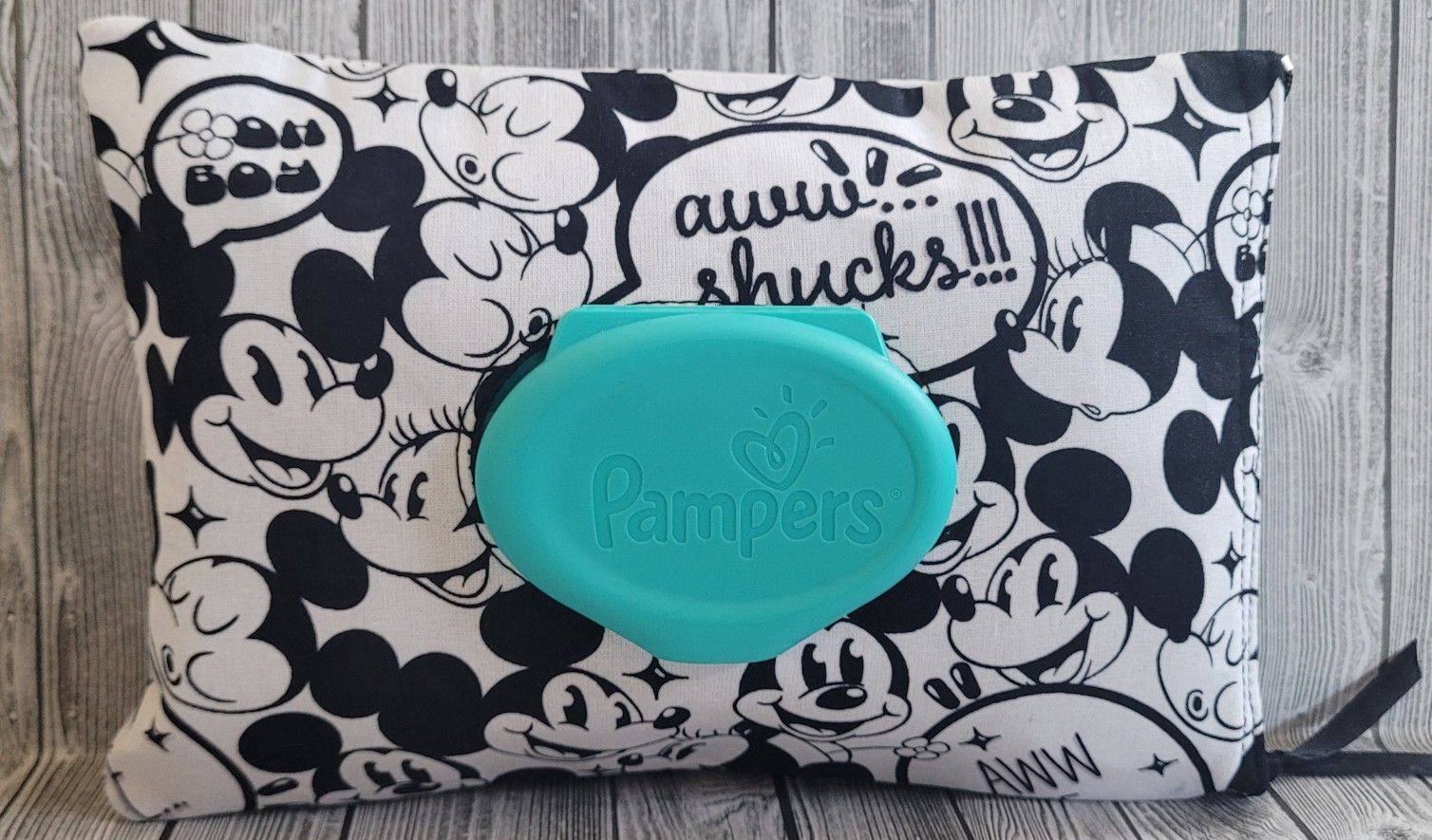 Mickey Minnie Aw Shucks Pampers Wipes Cover