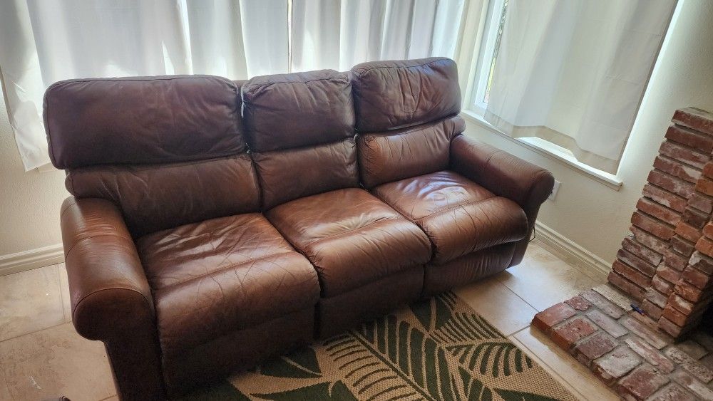 Leather Couch Set