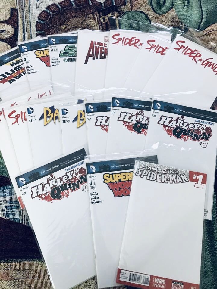 Comic Book Sketchcover Blanks Covers