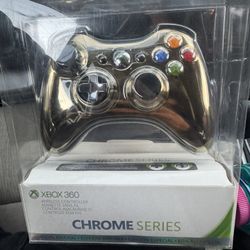 New In Box Xbox 360 Gold Chrome Series Special Edition 