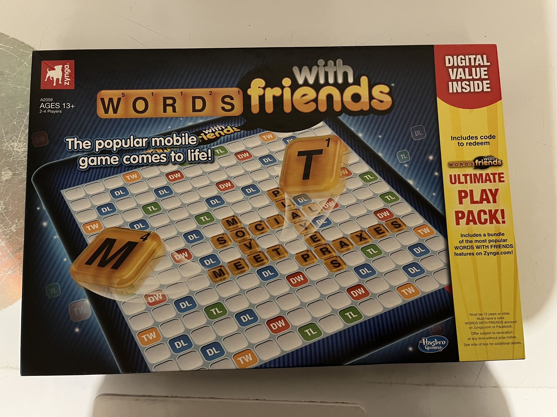Words With Friends Board game