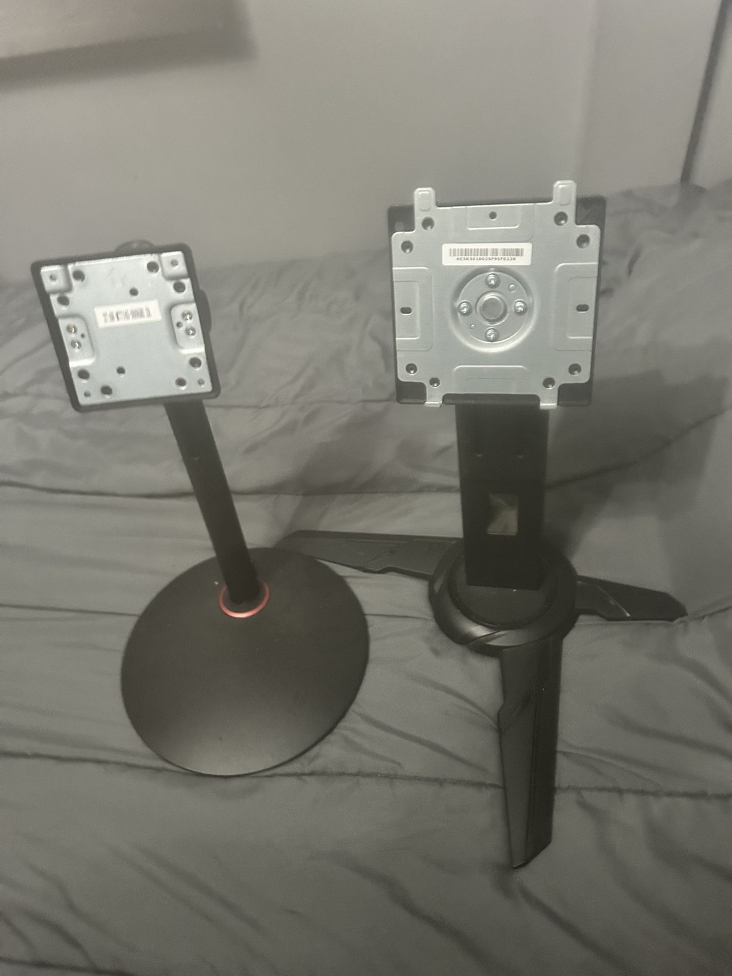 Universal Monitor Stands – VESA Compatible – Adjustable & Great Condition