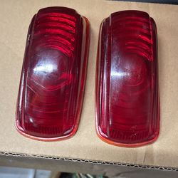 1941 Plymouth glass tail light lenses