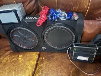 Sony touchscreen stereo kickers sound woofers