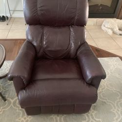 Leather Lazy boy Chair