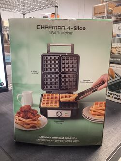 CHEFMAN 4-Slice Waffle Maker