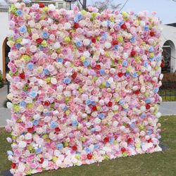 Flower Wall (Colorful) - Daily | 8x8ft (Delivery + Setup)