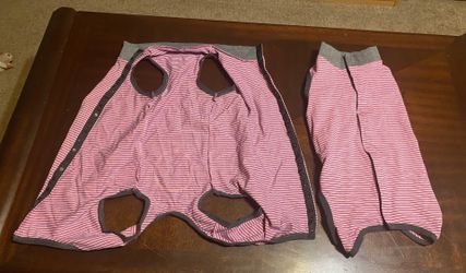 2 Dog Surgery Recovery Suits 