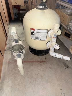 Pentair pool pump and filter