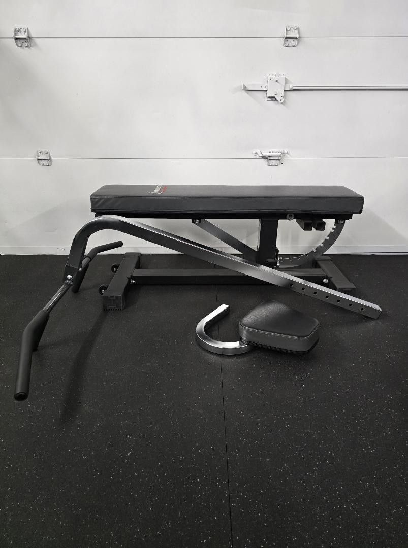 Ironmaster super bench pro with chin up bar $360

