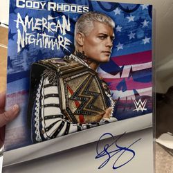 Wwe Cody Rhodes Autograph