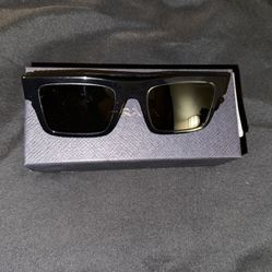 Prada Matt Black Sunglasses