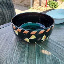 Glass Halloween Bowl