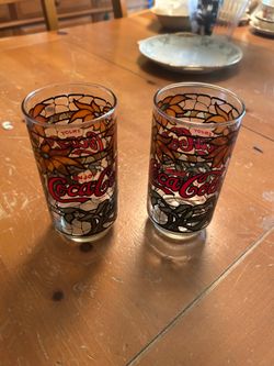 vintage coke glasses