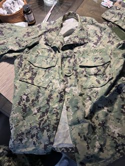 Camouflage jacket and pants