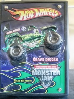 Hot Wheels grave digger monster trucks.
