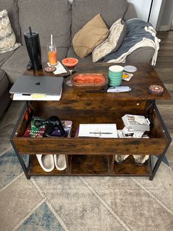Coffee table with storage