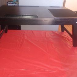 Lap Table Tray With Side Pocket And Lift Table Top