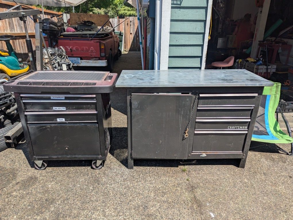 Craftsman Tool Bench And Bottom Tool Box