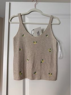 Love Bonito Beige Tank Top XS