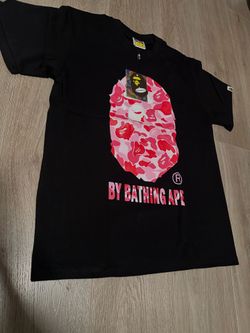 Bape shirt • Size medium • pink & black