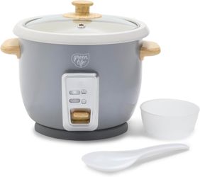 GreenLife Rice Cooker 6 Cup Ceramic Nonstick
