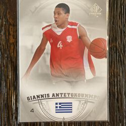 Giannis Antetokounmpo Rookie Card