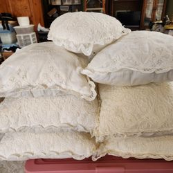 Hand Made Couch Pillows  7 Total