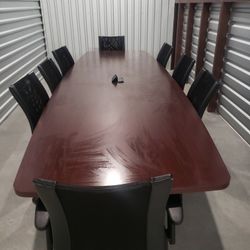 Conference Table And Chairs 